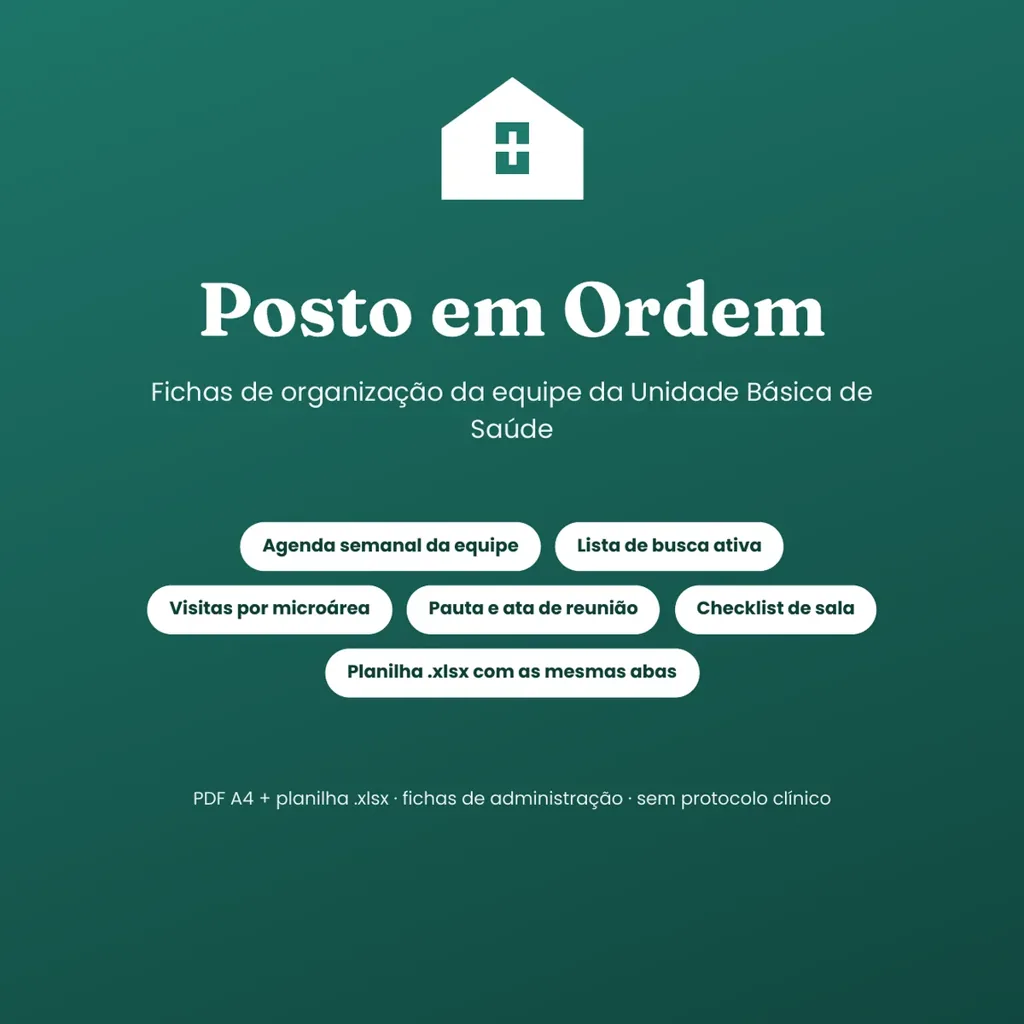 Recorte da capa real do PDF Posto em Ordem.